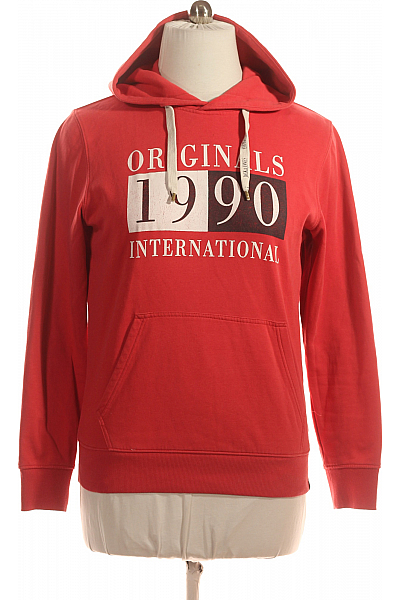 JACK & JONES Pánská Mikina Červená Vel. L