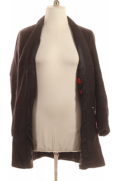 Krátký Dámský Kabátek Kašmírový Černý Hugo Boss Vel. 48