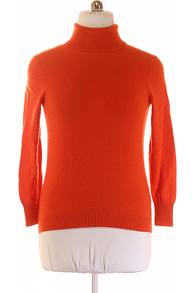 Dámský Rolák Kašmírový Oranžový Second Hand Vel. 46