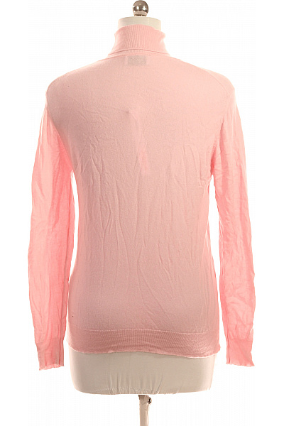 Dámský Svetr Kašmírový Růžový Manheimer Berlin Vel. M