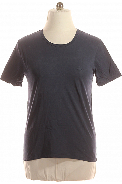 Pánské Tričko Modré Hugo Boss Second Hand
