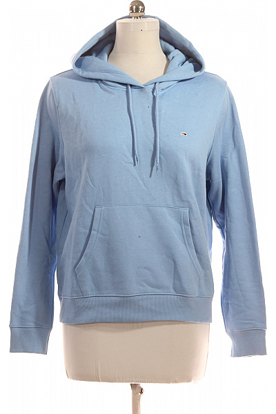 Dámská Mikina Bez Zapínání Modrá TOMMY HILFIGER Vel. L