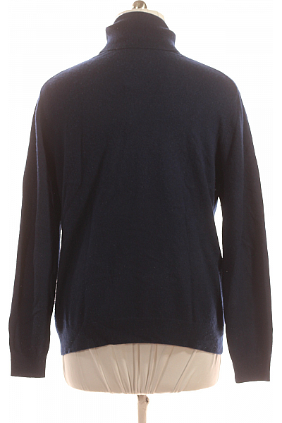 MALO Pánský Rolák Kašmírový Modrý Vel. XXXL