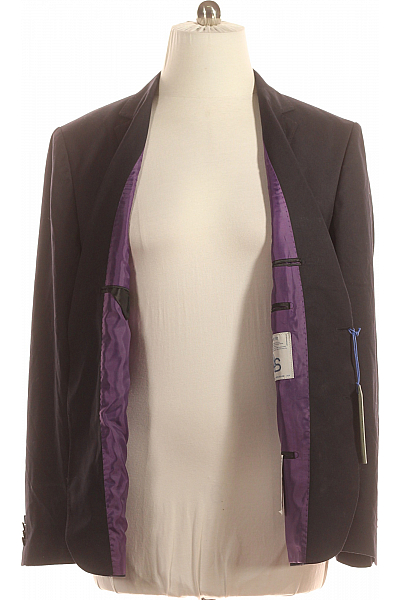 LAB Společenské Pánské Sako Černé Vel. 56