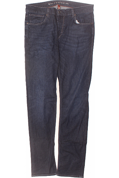 Pánské Rovné Džíny Modré BALDESSARINI Second Hand Vel. 35