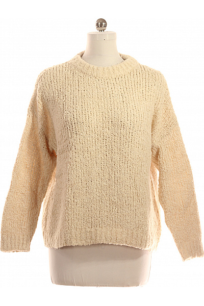 Dámský Svetr Béžový Cartoon Second hand Vel. 40