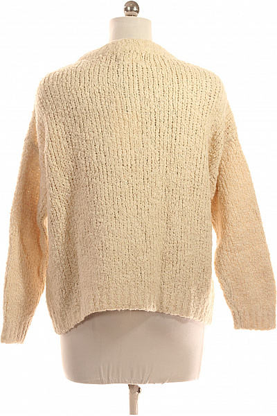 Dámský Svetr Béžový Cartoon Second hand Vel. 40