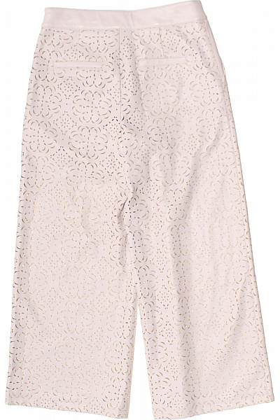 Guess Dívčí bílé široké kalhoty s květinovým vzorem Velikost 8 | Guess | obrázek 3