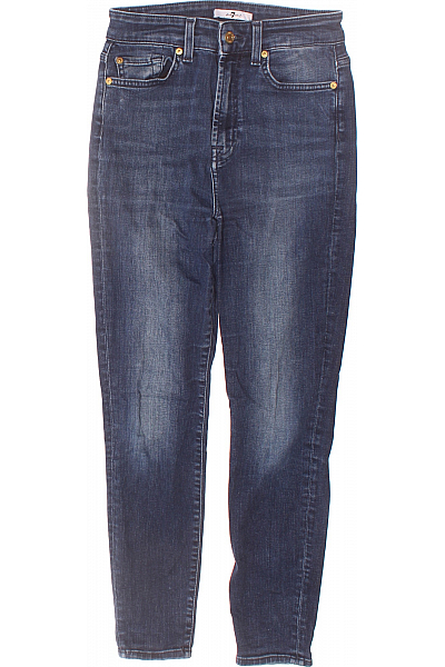7 For All Mankind Dámské Džíny Modré Second hand Vel. 27