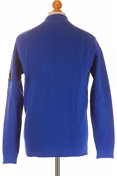 Pánský Pulovr Modrý Calvin Klein Vel. M