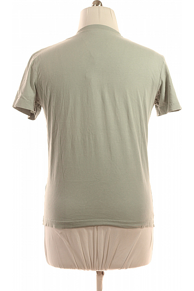 TOM TAILOR Pánské Tričko s Potiskem Zelené Vel. L