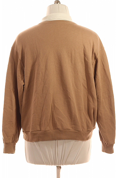 Hollister Dámská Mikina Hnědá Second hand Vel. XL