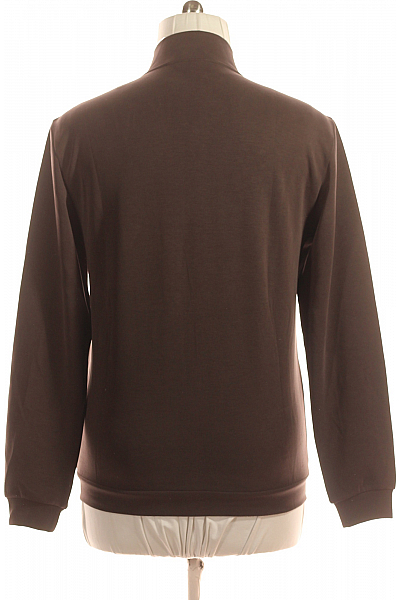 ARMANI Pánská Mikina Na Zip Hnědá Vel. M