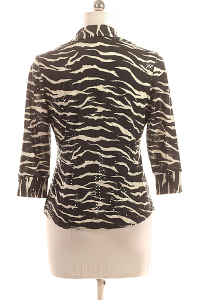 Vzorovaná  Halenka Černá Second hand Vel. 40