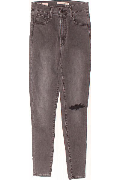 LEVIS Dámské Džíny Šedé Second Hand Vel. 26