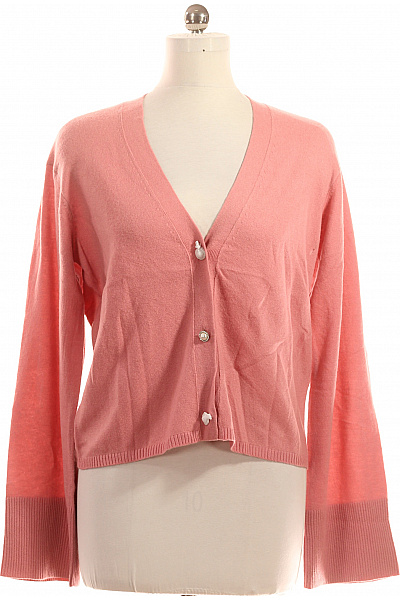 Dámský Svetr Vlněný Růžový Vel. S