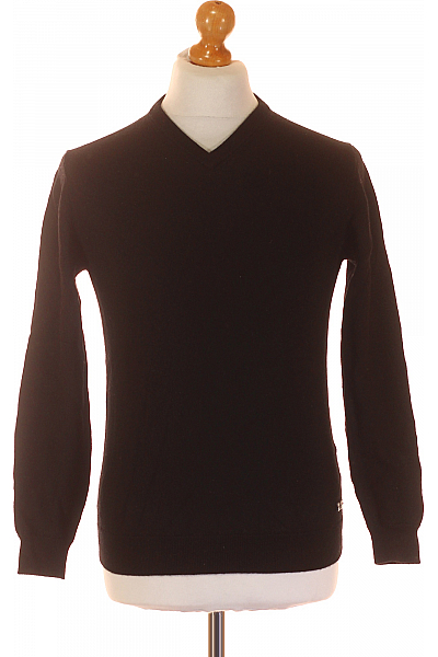 PIERRE CARDIN Dámský Pulovr Vlněný Černý Second Hand Vel. L