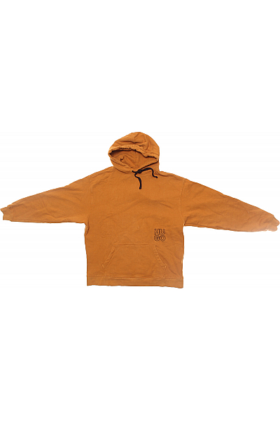 Pánská Mikina Oranžová Hugo Boss Vel. XL