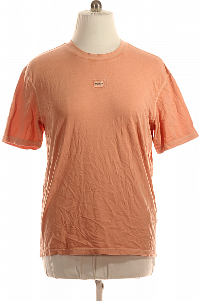Pánské Tričko Oranžové Hugo Boss Vel. L