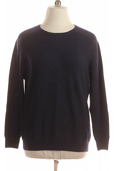 Pánský Svetr Se Vzorem Modrý