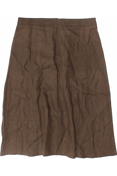 Cartoon Sukně Lněná Zelená Vel. 36