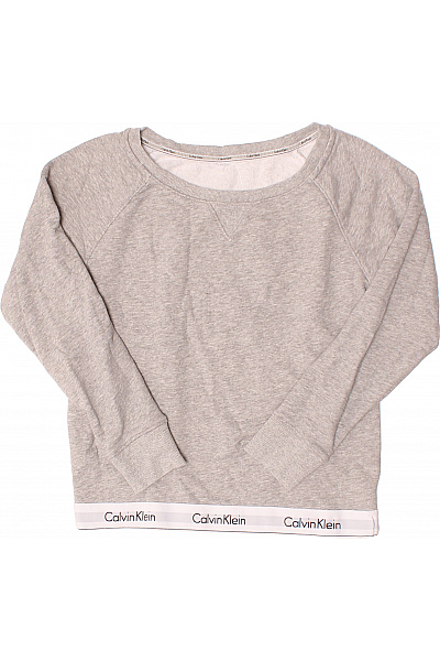 Calvin Klein Dámská Mikina Bez Zapínání Šedá