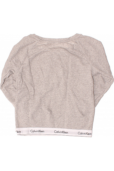 Calvin Klein Dámská Mikina Bez Zapínání Šedá