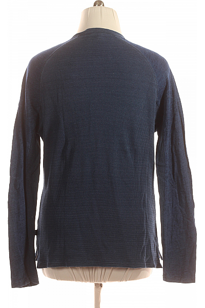 Jednoduché Pánské Tričko Modré 7 For All Mankind Vel. XL