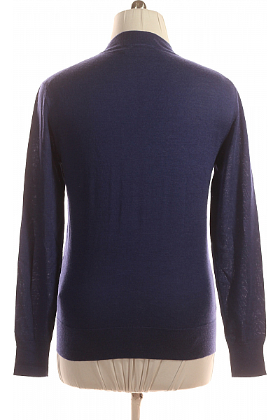 Richmond Pánský Pulovr Vlněný Modrý Second hand Vel. M