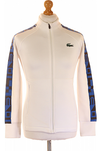 LACOSTE Pánská Mikina Bílá Vel. XS