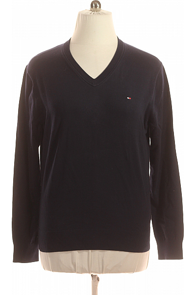 Pánský Svetr Modrý TOMMY HILFIGER Vel. L