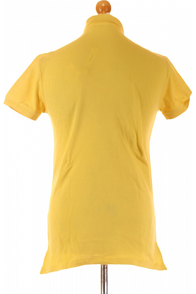 Ralph Lauren Pánské Tričko s Límečkem Žluté Vel. M