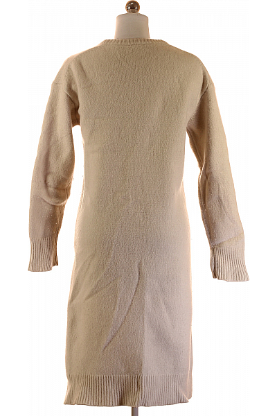 Filippa K. Pletené šaty Vlněné Béžové Vel. XS