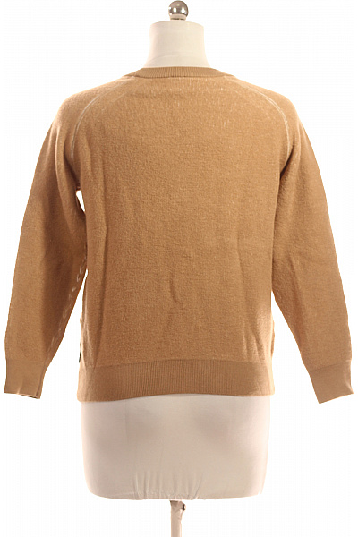 Hugo Boss Dámská Mikina Bez Zapínání Hnědá Vel. L