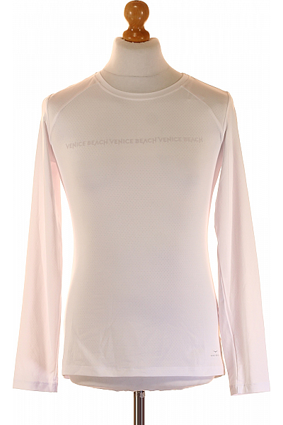 Venice Beach Sportovní Pánské Tričko Bílé Second Hand Vel. L