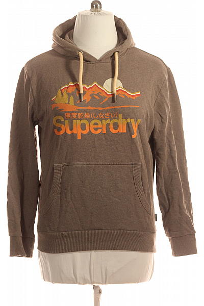 SUPERDRY Pánská Mikina Béžová Vel. XL