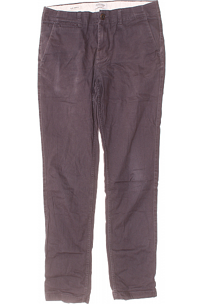 JACK & JONES Pánské Chino Kalhoty Šedé Second Hand Vel. 30/32