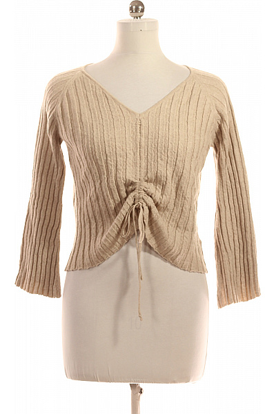 OH APRIL Dámský Svetr Vlněný Béžový Vel. L