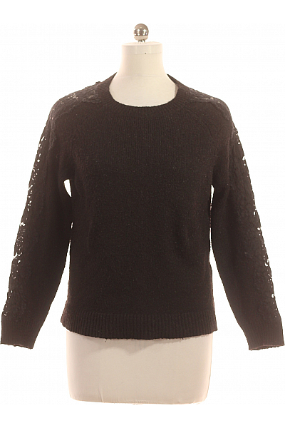 Dámský Pulovr Černý VERO MODA Second Hand Vel. M