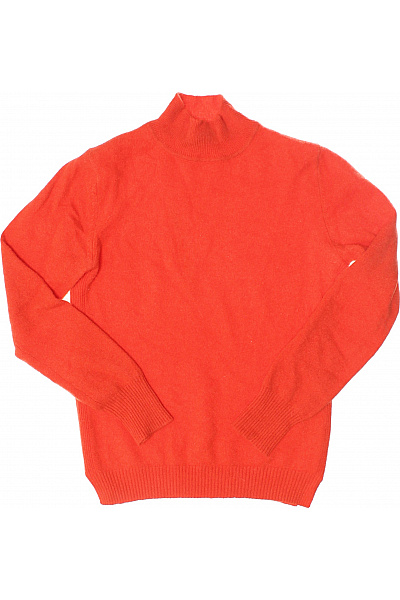 Dámský Rolák Kašmírový Oranžový Vel. 36