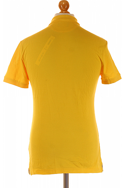 HACKETT Pánské Tričko s Límečkem Žluté Vel. S