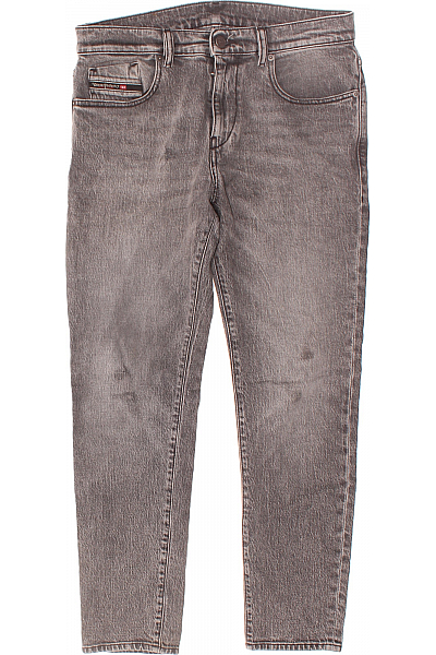 DIESEL Pánské Rovné Džíny Šedé Vel. 31