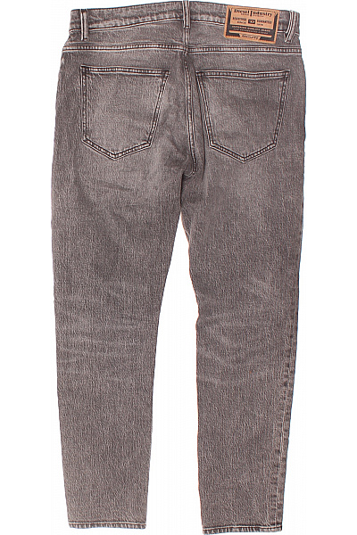 DIESEL Pánské Rovné Džíny Šedé Vel. 31