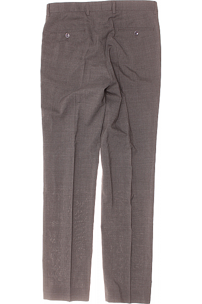 Společenské Pánské Kalhoty Vlněné Šedé Second hand