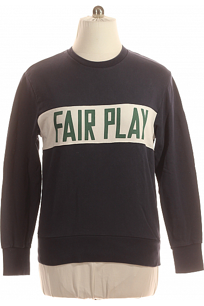 FAIRPLAY Pánská Mikina Modrá Vel. L