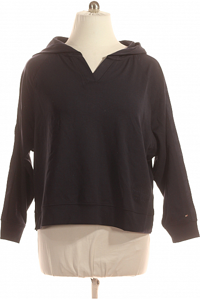 TOMMY HILFIGER Dámská Mikina Modrá Second Hand