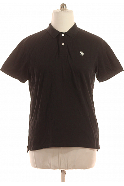 U.S.POLO ASSN. Dámské Tričko Černé Second Hand Vel. XL