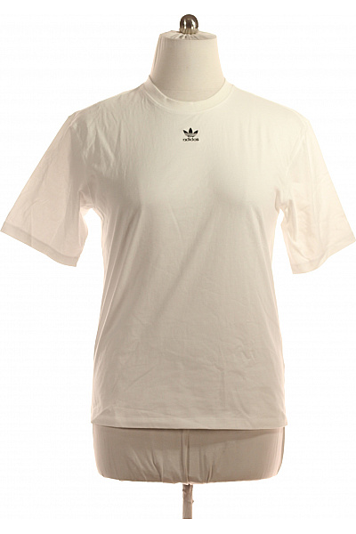 ADIDAS Sportovní Pánské Tričko Bílé Vel. XS