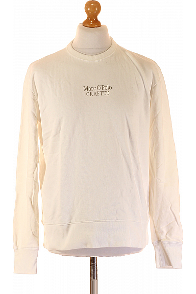 Marc O´Polo Pánská Mikina Bez Zapínání Bílá Vel. S