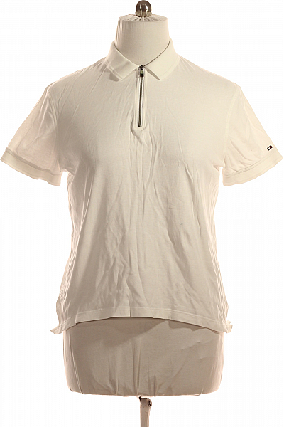 Dámské Polo Tričko Bílé TOMMY HILFIGER Vel. L